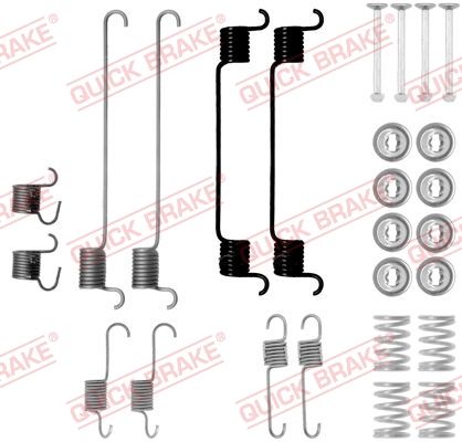 QUICK BRAKE Lisakomplekt, Piduriklotsid 105-0802